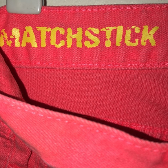 J.Crew Stretch Matchstick bright pink/orange coral jeans Size:27 - Picture 8 of 8